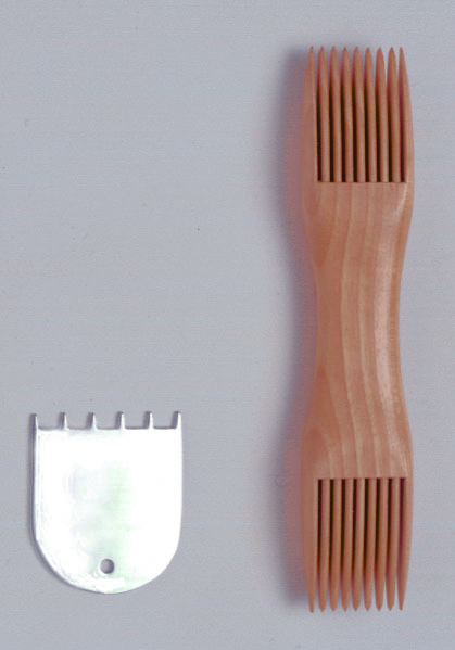 ゴブラン織用木櫛・鉄製櫛　Wooden ・ Steel Comb for Gobl:n